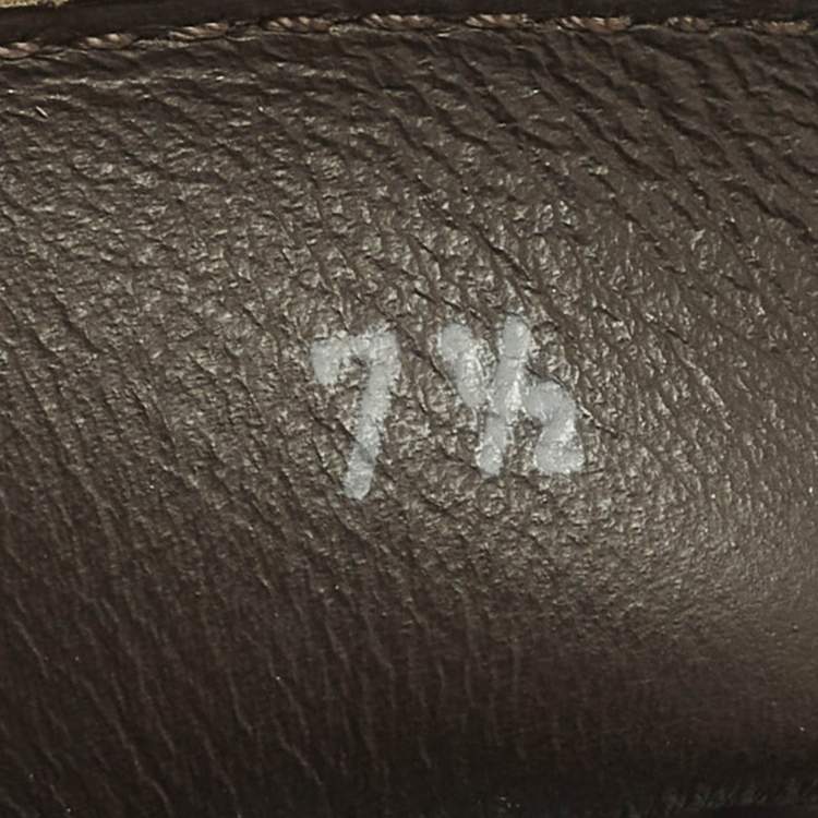 Pre Owned Tod's Size 41.5 Brown Suede Penny Loafers