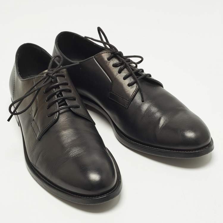 مملوكة مسبقًا Tod's Size 42.5 Black Leather Derby