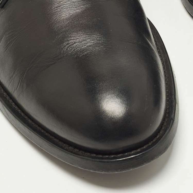 مملوكة مسبقًا Tod's Size 42.5 Black Leather Derby