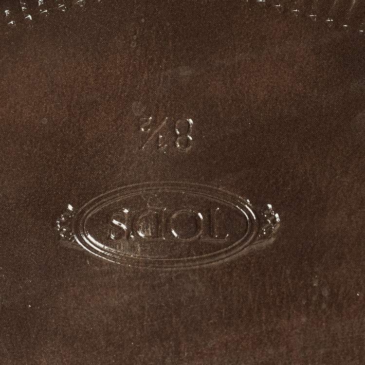 مملوكة مسبقًا Tod's Size 42.5 Black Leather Derby