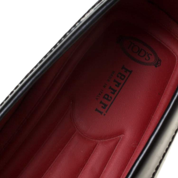 tod's for ferrari sneakers in leather