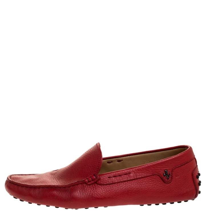 Tods ferrari sale red