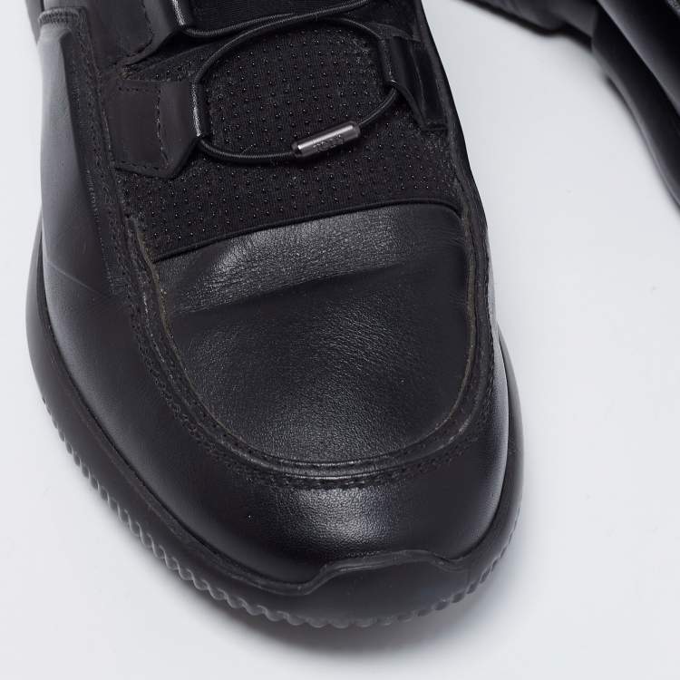 Pre Owned Tod's Black Leather Slip on sneakers Size 41