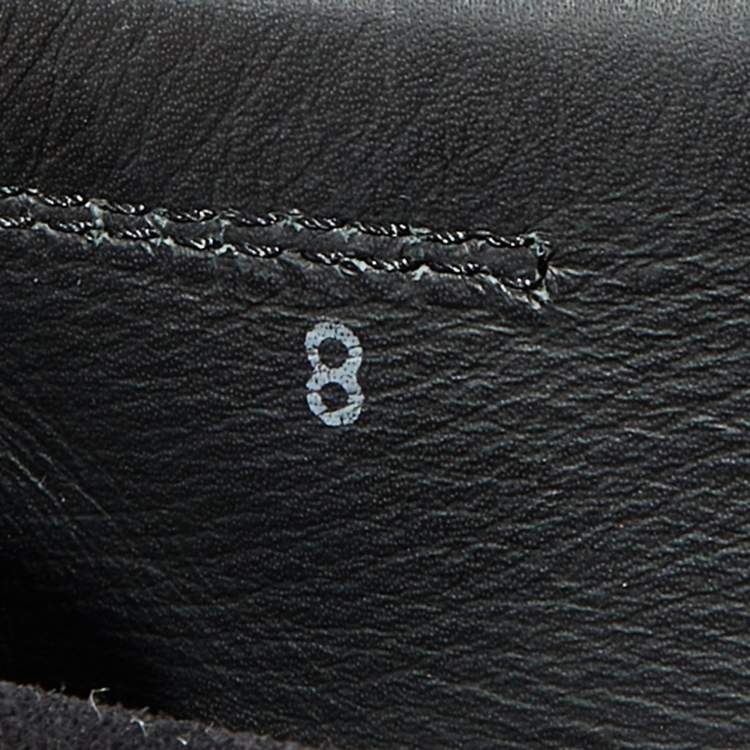 Pre Owned Tod's Black Suede Loafers Size 42