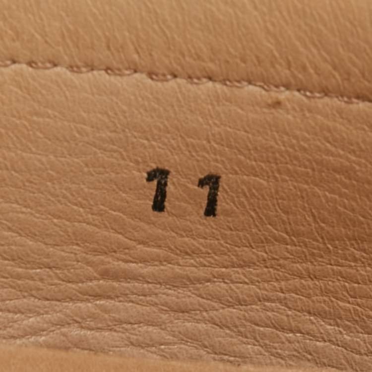 مملوكة مسبقًا Tod's Brown Leather Slip On Loafers Size 45.5
