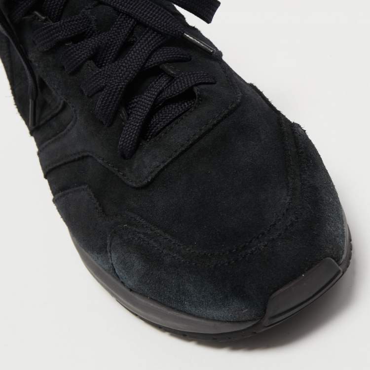 Pre Owned Tod's Black Suede Low Top Sneakers Size 44