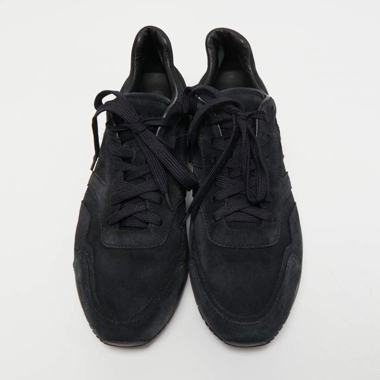 Pre Owned Tod's Black Suede Low Top Sneakers Size 44