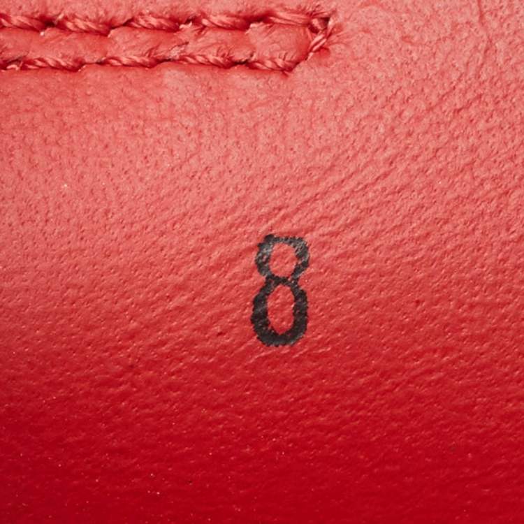 Pre Owned Tod's By Ferrari Red Suede Penny Slip On Loafers Size 42