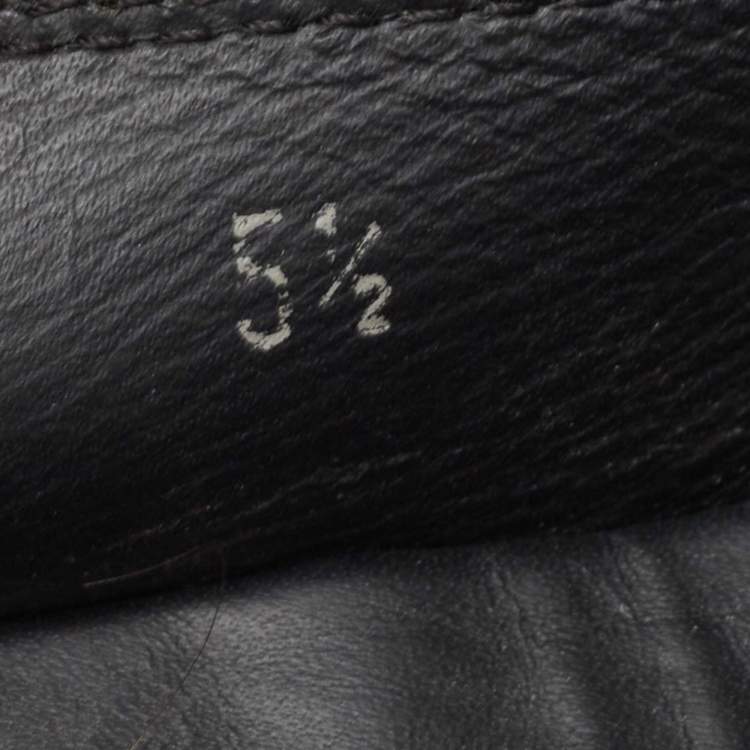 Pre Owned Tod's Black Suede Penny Loafers Size 39
