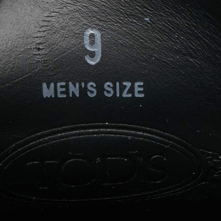 مملوكة مسبقًا Tod's Black Suede  Lace Up Sneakers Size 43