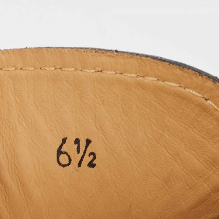Pre Owned Tod's Black Leather Mules Size 40