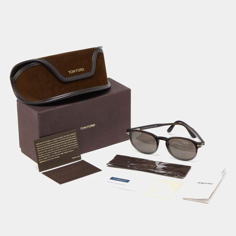 Pre Owned Tom Ford Black Sunglasses 52