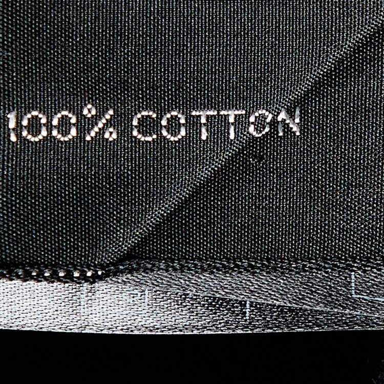 Pre Owned Tom Ford Black Cotton Button Front Shirt M