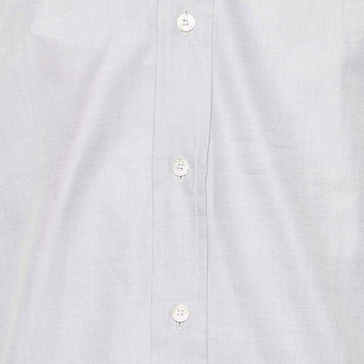 Pre Owned Tom Ford Grey Cotton Long Sleeve Shirt M (EU 39)