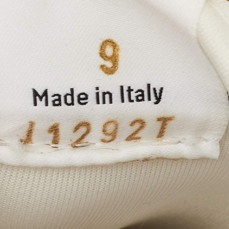 مملوكة مسبقًا Tom Ford James Size 42 Brown/Orange Canvas and Suede Low Top Sneakers