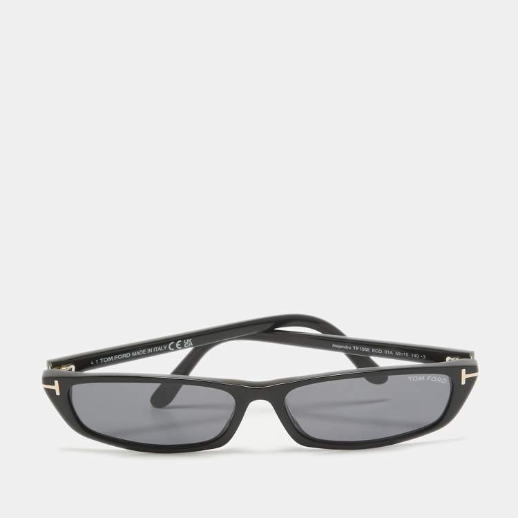 Pre Owned Tom Ford Black TF1058 Alejandro Rectangle Sunglasses