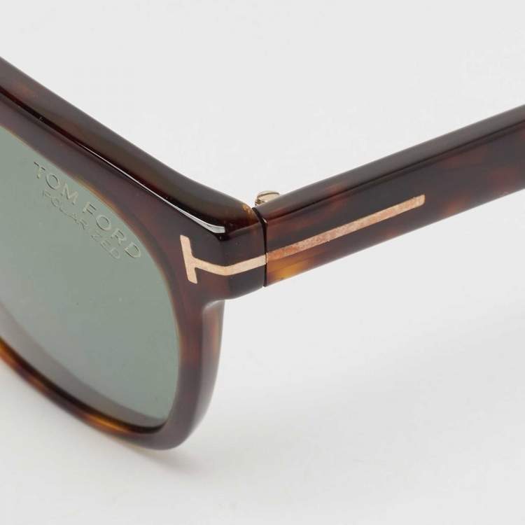 Pre Owned Tom Ford Tortoise Brown TF516 Holt Sunglasses