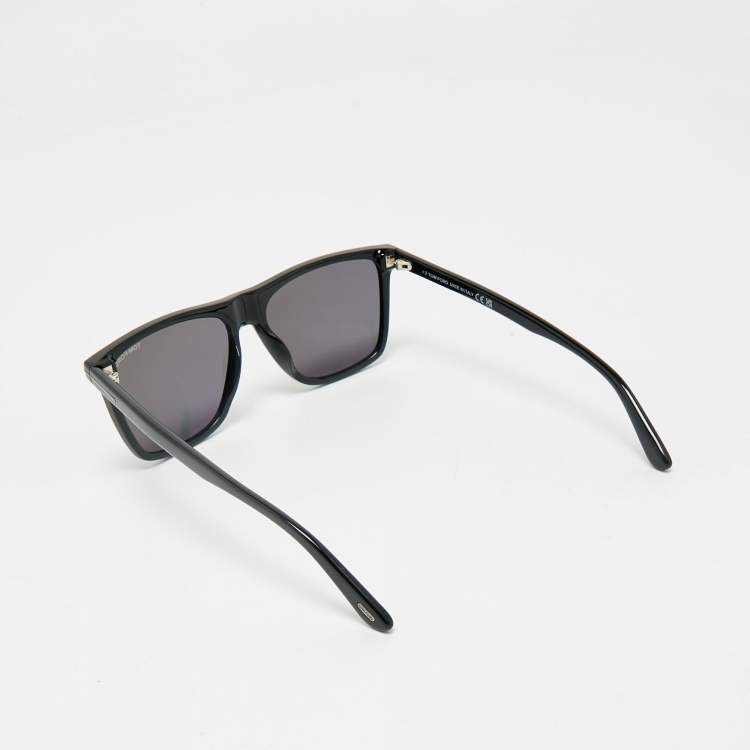 Pre Owned Tom Ford Black Fletcher TF832-N Square Sunglasses