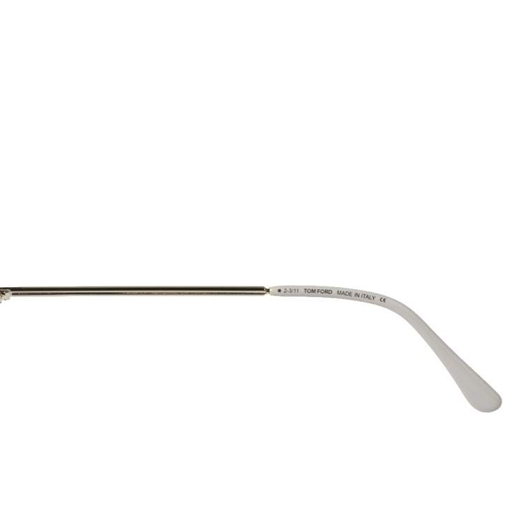 Pre Owned Tom Ford Silver / Blue Gradient TF194 Felix Crossover Aviator Sunglasses