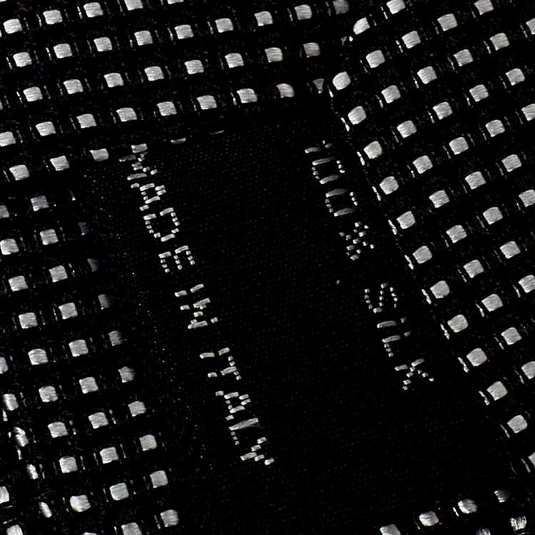Pre Owned Tom Ford Monochrome Dotted Silk Traditional Tie