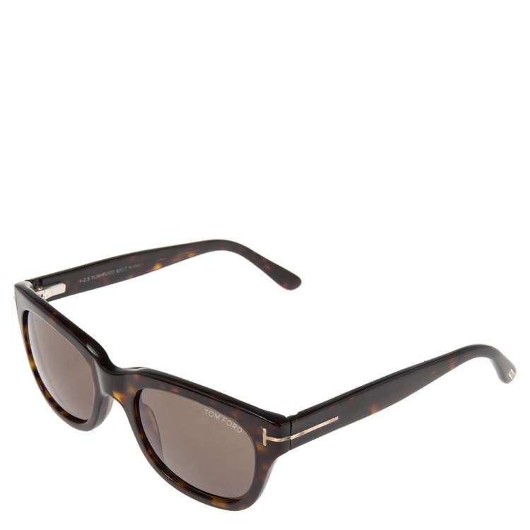 Pre Owned Tom Ford Brown Snowdon Wayfarer Sunglasses