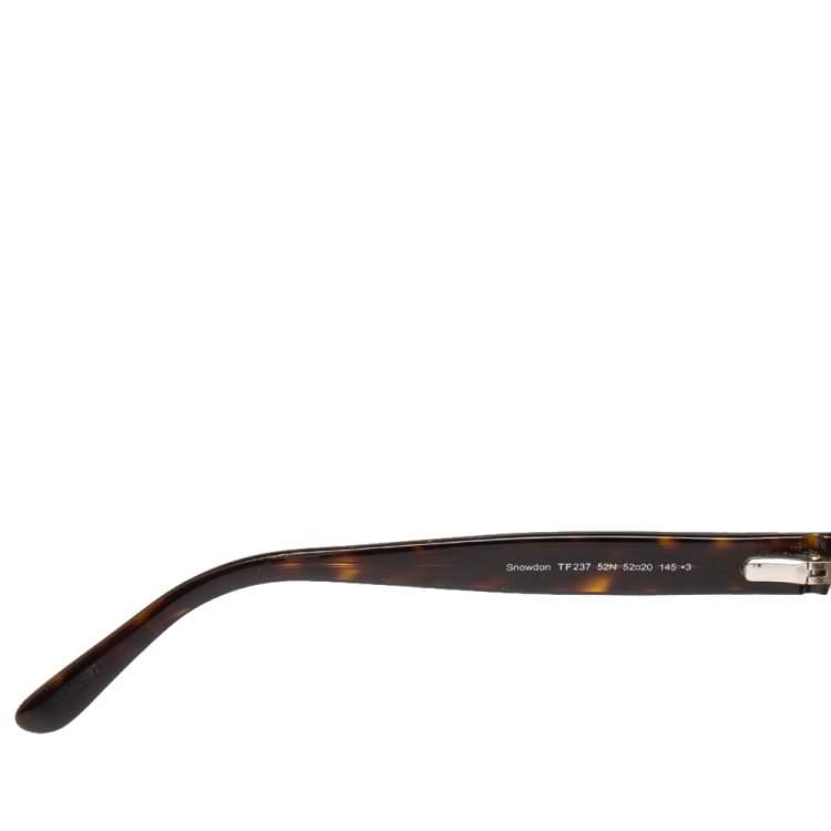 Pre Owned Tom Ford Brown Snowdon Wayfarer Sunglasses