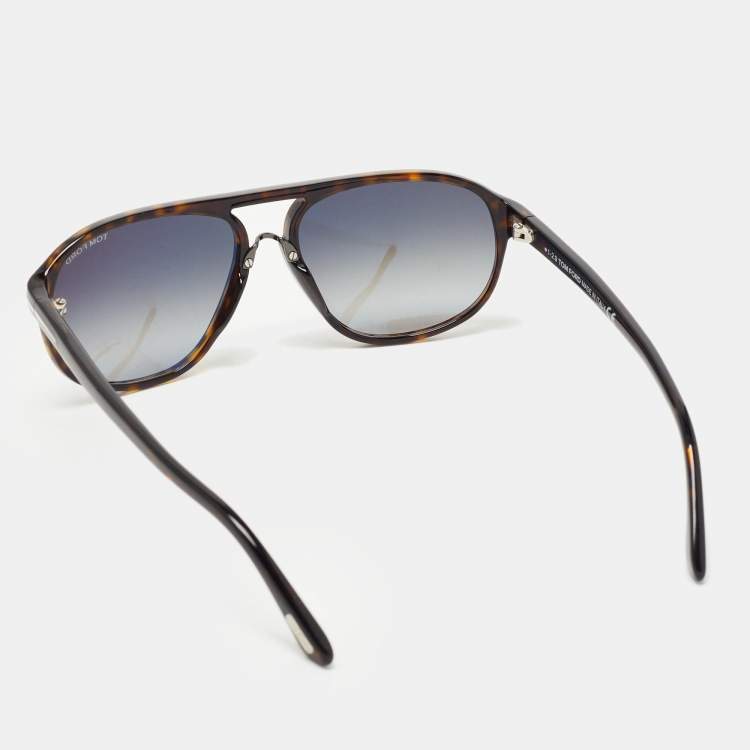 Pre Owned Tom Ford Dark Brown TF447 52B Jacob Sunglasses