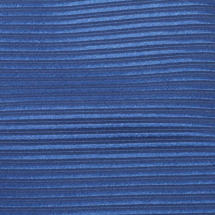 Pre Owned Tom Ford Blue Stripe Patterned Silk Tie