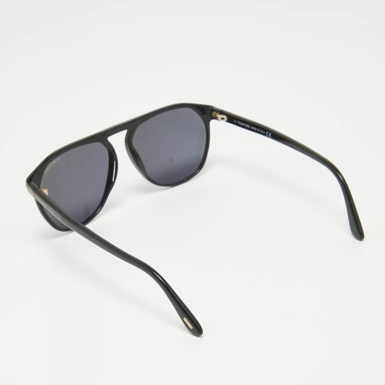 Pre Owned Tom Ford Black TF835 Jasper Aviator Sunglasses
