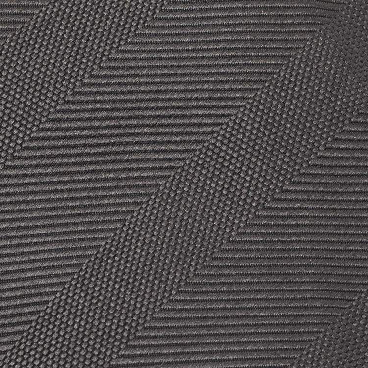 Pre Owned Tom Ford Black Stripe Jacquard  Tie