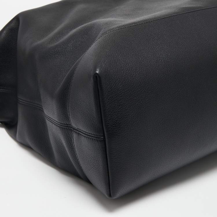 Pre Owned Tom Ford Black Leather Duffel Bag