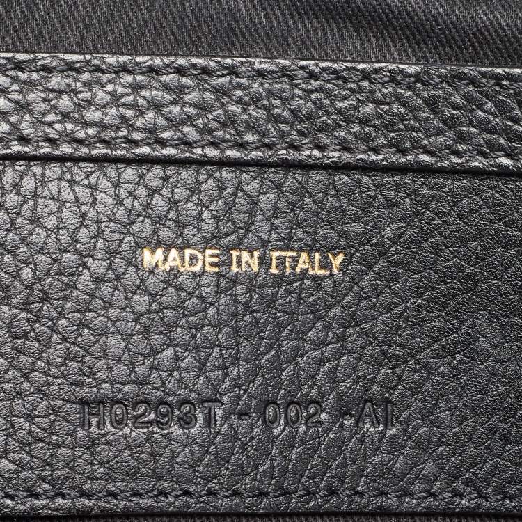 Pre Owned Tom Ford Black Leather Buckley Briefcase Bag