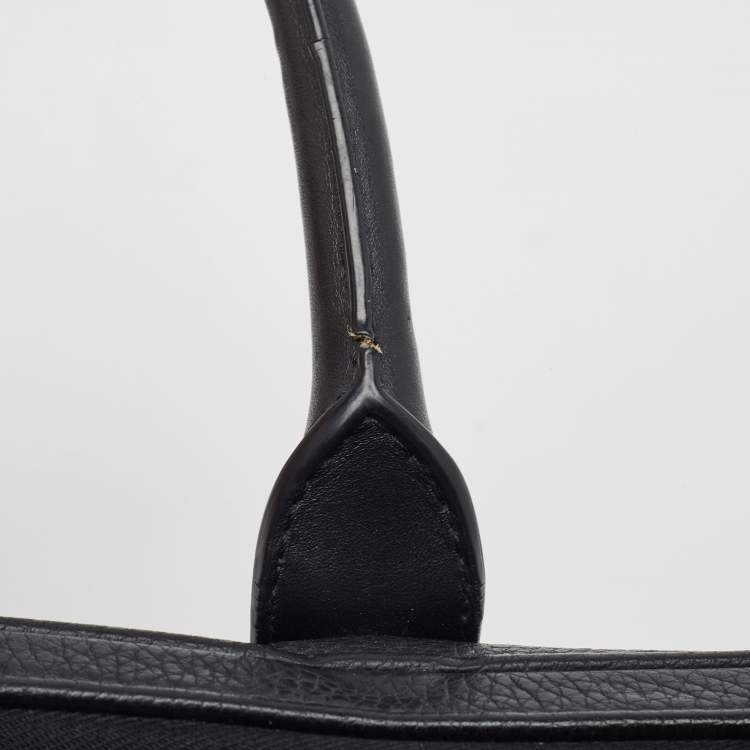 Pre Owned Tom Ford Black Leather Buckley Briefcase Bag