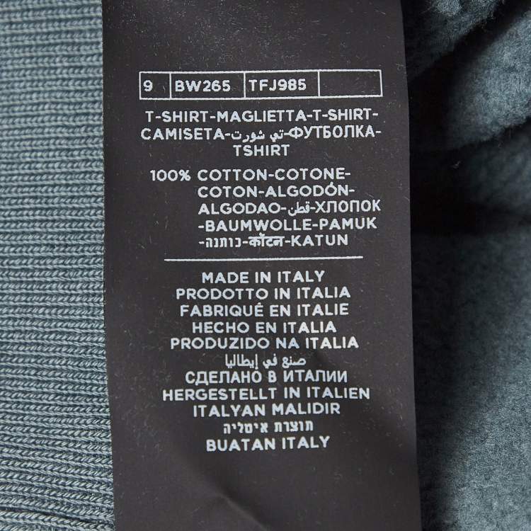 Pre Owned Tom Ford Blue Cotton Knit Relaxed Fit Sweatshirt L