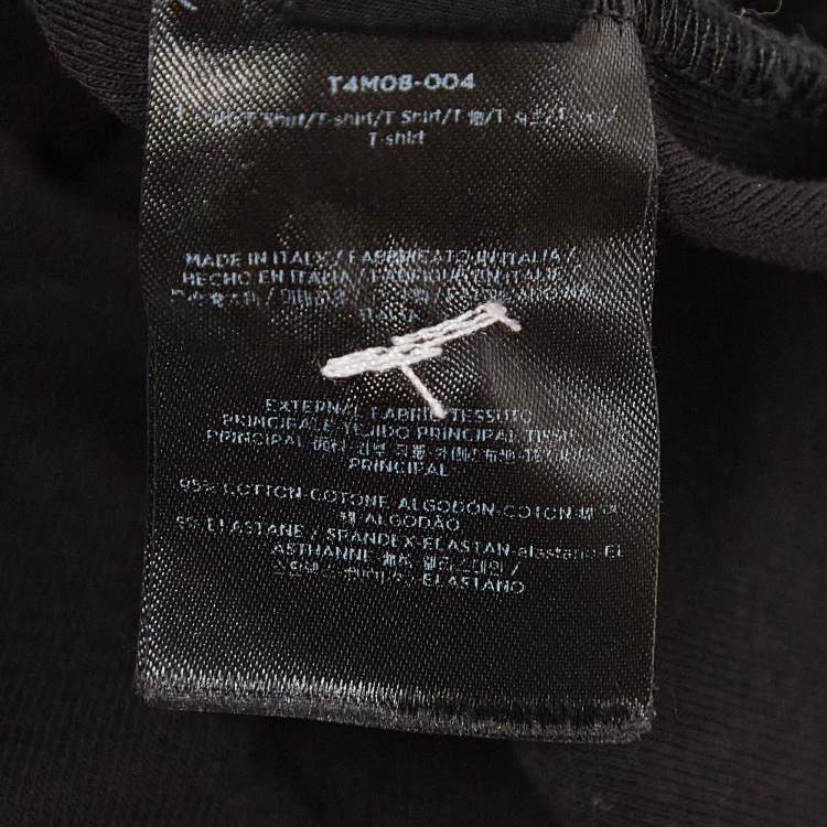 مملوكة مسبقًا Tom Ford Black Cotton Knit Crew Neck T-Shirt S
