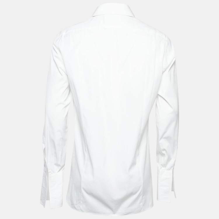 Pre Owned Tom Ford White Cotton Shirt L