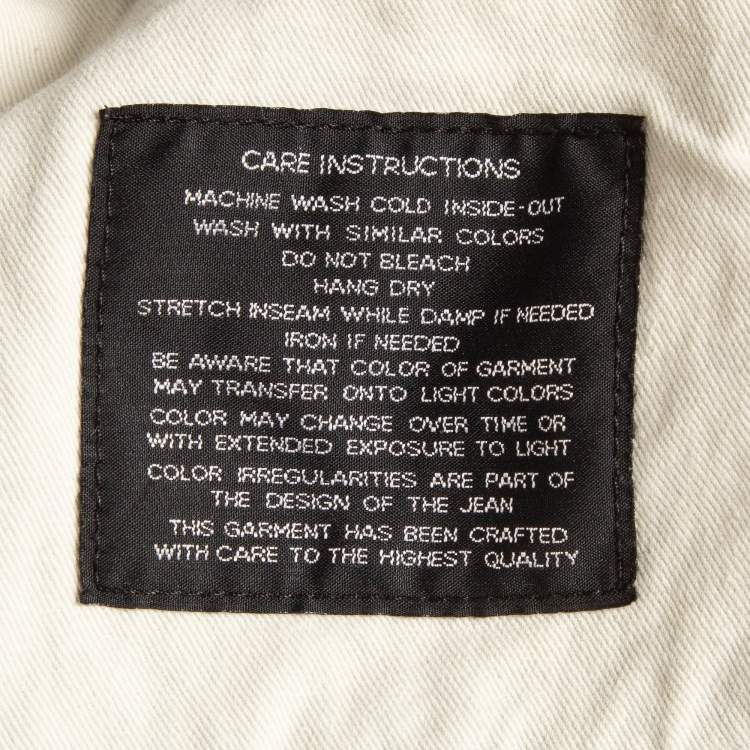 Pre Owned Tom Ford Blue Washed Straight Fit Jeans XL (Waist 36)"