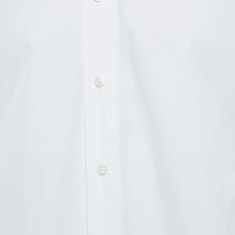 Pre Owned Tom Ford White Cotton Long Sleeve Shirt XL