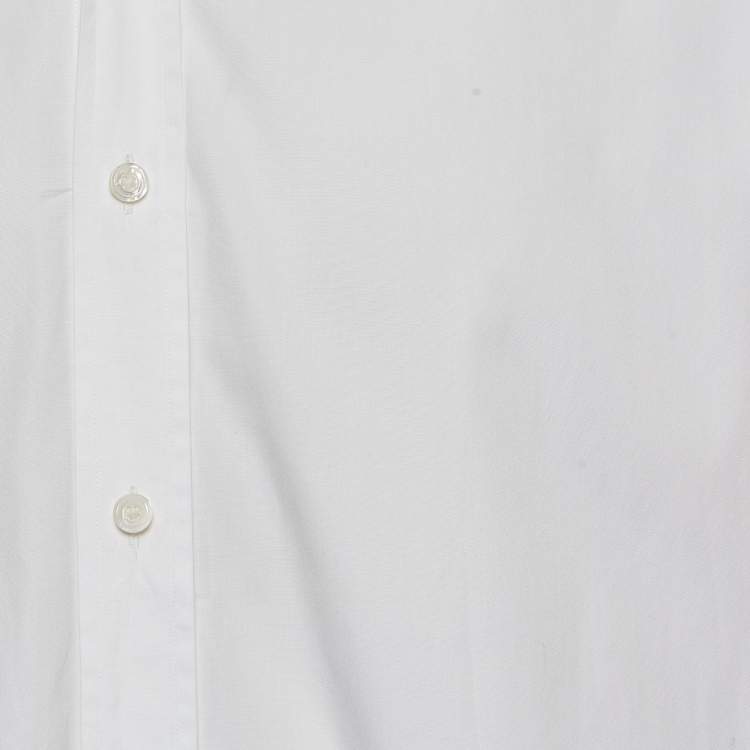 Pre Owned Tom Ford White Cotton Long Sleeve Shirt XL