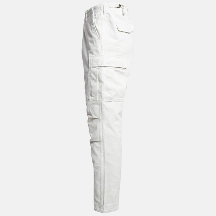 Pre Owned Tom Ford White Cargo Pants XL