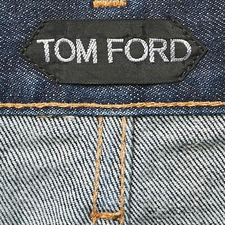 Pre Owned Tom Ford Blue Denim Jeans XL Waist 36"