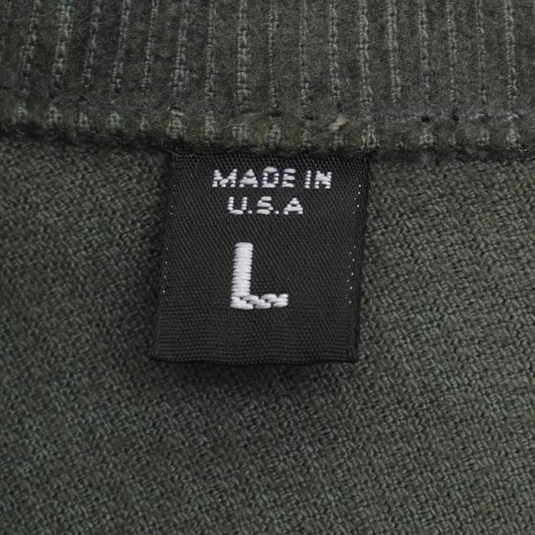 Pre Owned Tom Ford Green Corduroy Jacket L