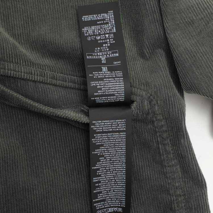 Pre Owned Tom Ford Green Corduroy Jacket L