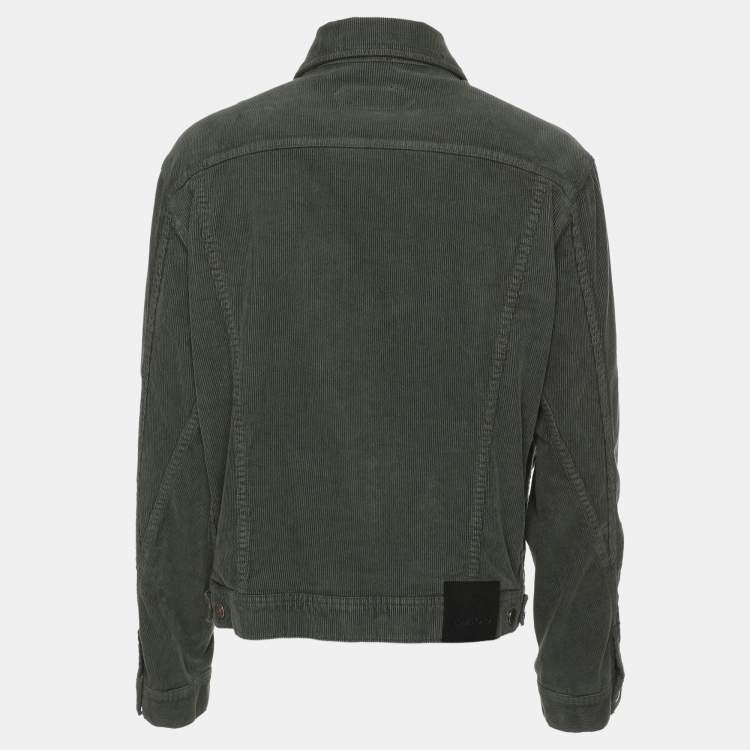 Pre Owned Tom Ford Green Corduroy Jacket L