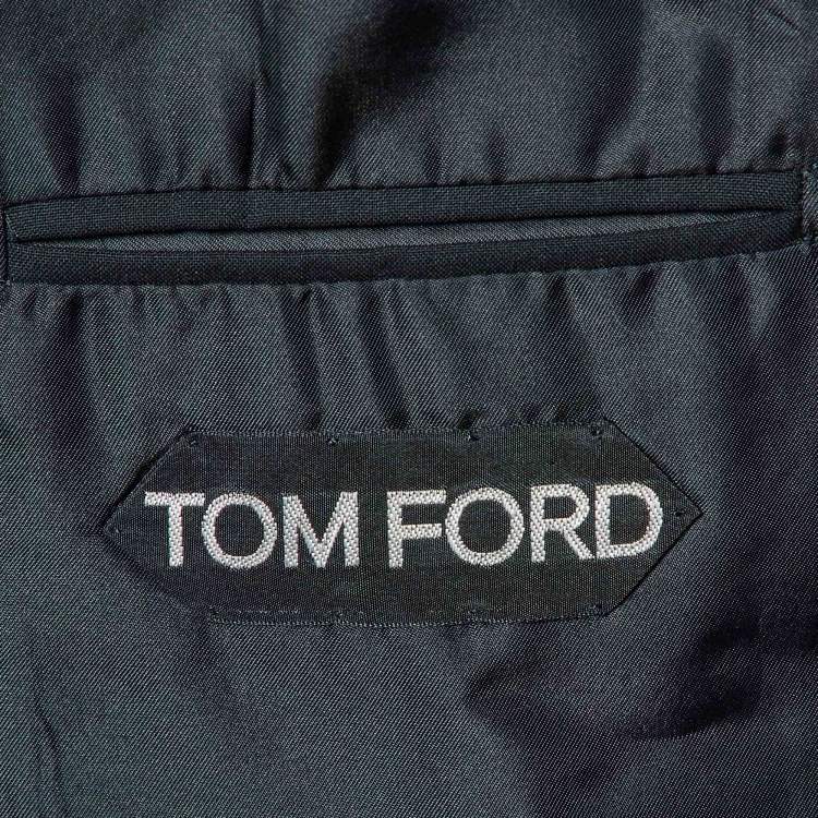 Pre Owned Tom Ford Black Wool Tailored Suit XXL