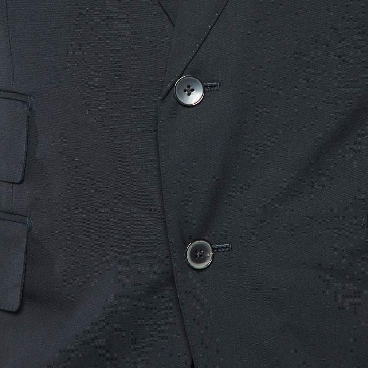 Pre Owned Tom Ford Black Wool Tailored Suit XXL
