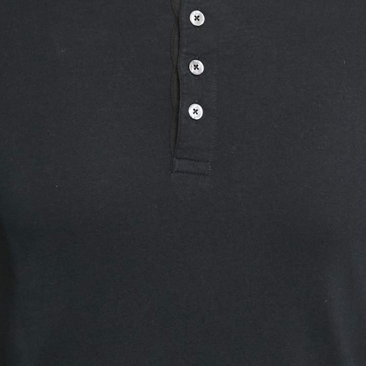 Pre Owned Tom Ford Black Cotton Full Sleeve T-Shirt L