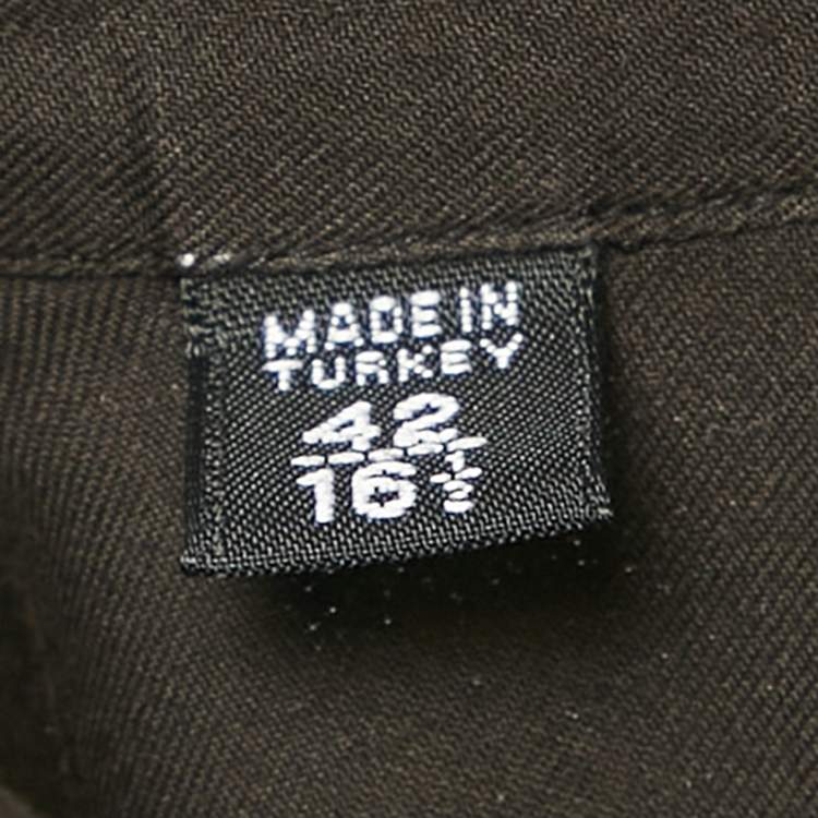 Pre Owned Tom Ford Black Cotton Long Sleeve Shirt XL