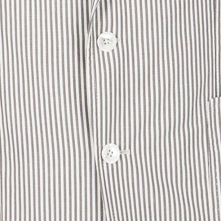 مملوكة مسبقًا Tom Ford Brown and White Striped Cotton Basic Base Blazer XL