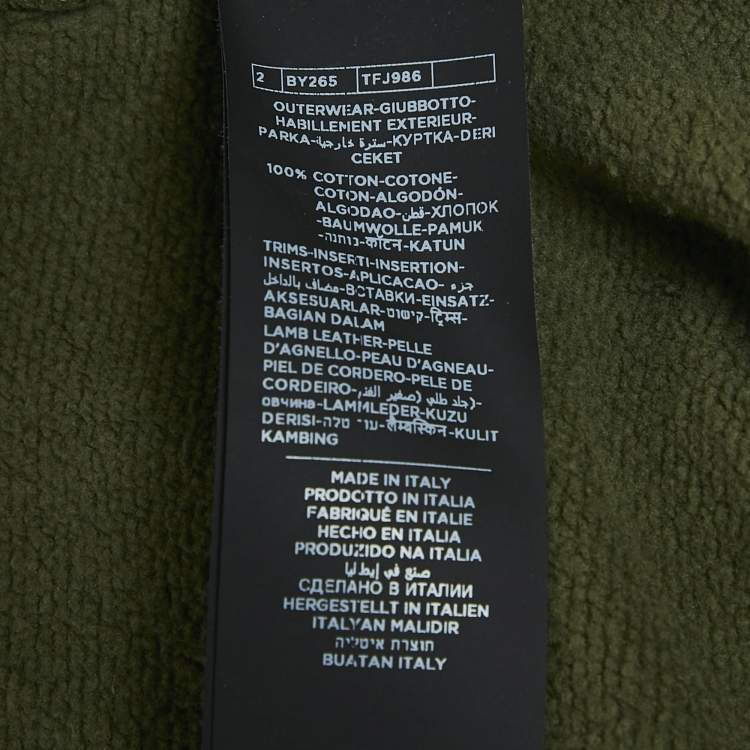 Pre Owned Tom Ford Green Cotton Knit Zip-Up Hooded Sweatshirt XL